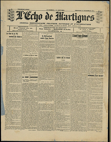L’Echo de Martigues 1911