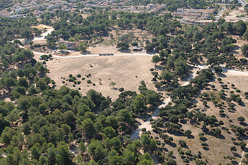 Parc de Figuerolles (vue aérienne)