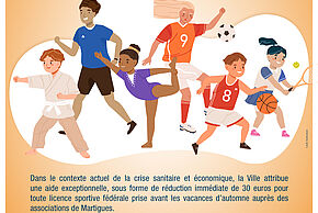 Aide municipale de 30 € (affiche)